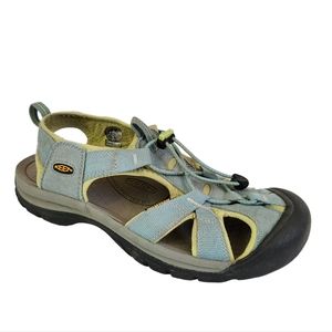 Keen Sandals Women's Size 11 Strappy Blue Green